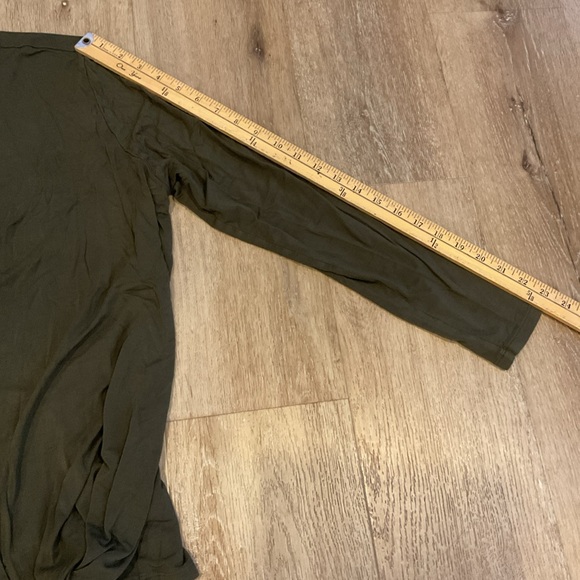 Torrid - Super Soft Open Front Knit Cardigan Sweater - Green - Ladies Size 1 - Picture 10 of 13